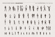 People Sketch Vector Bundle, an Education Illustration by TheMountBirdStudio (Thumbnail 5 of 9)