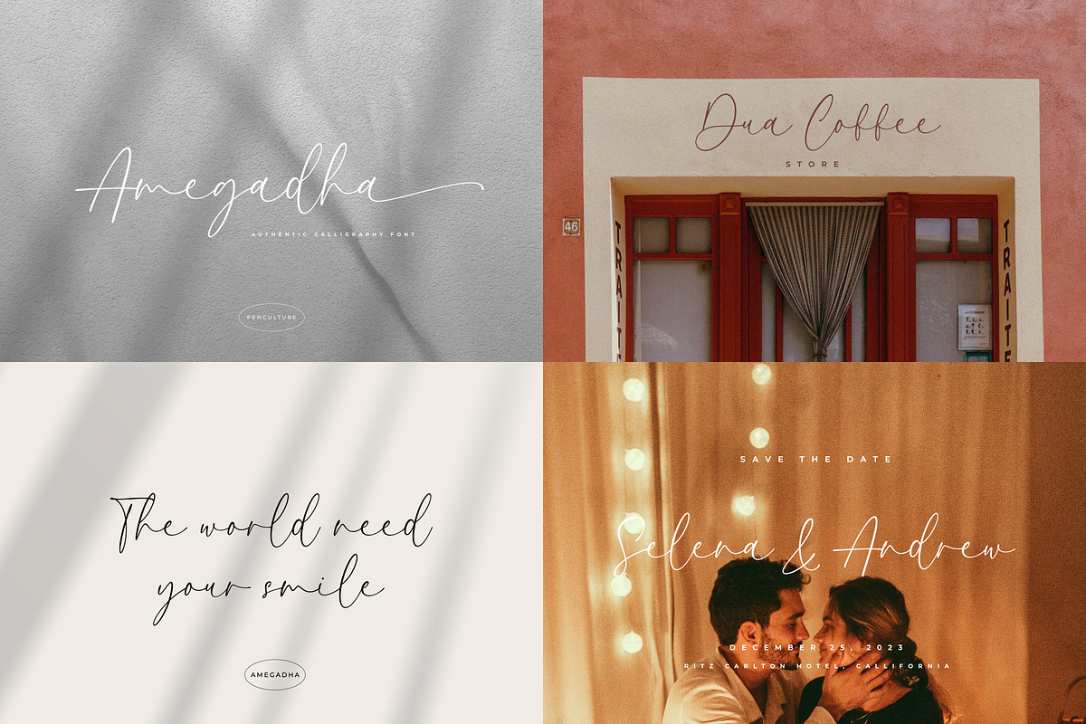 Calligraphy Font Bundle Voll II, a Script Font by Pen Culture (Photo 10 of 10)