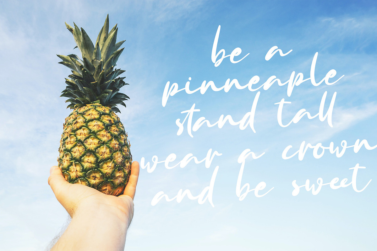 Anyer Beach - Handwritten Font, a Script Font by StringLabs (Photo 8 of 11)