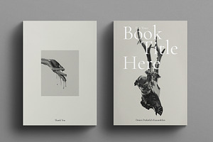 Book Title Layout Design Template