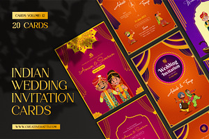 Indian Wedding Invitation Cards