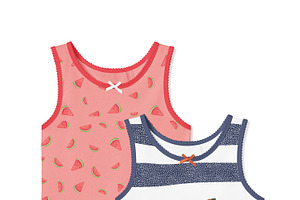 Baby Girl Tank Top Mock-ups Set