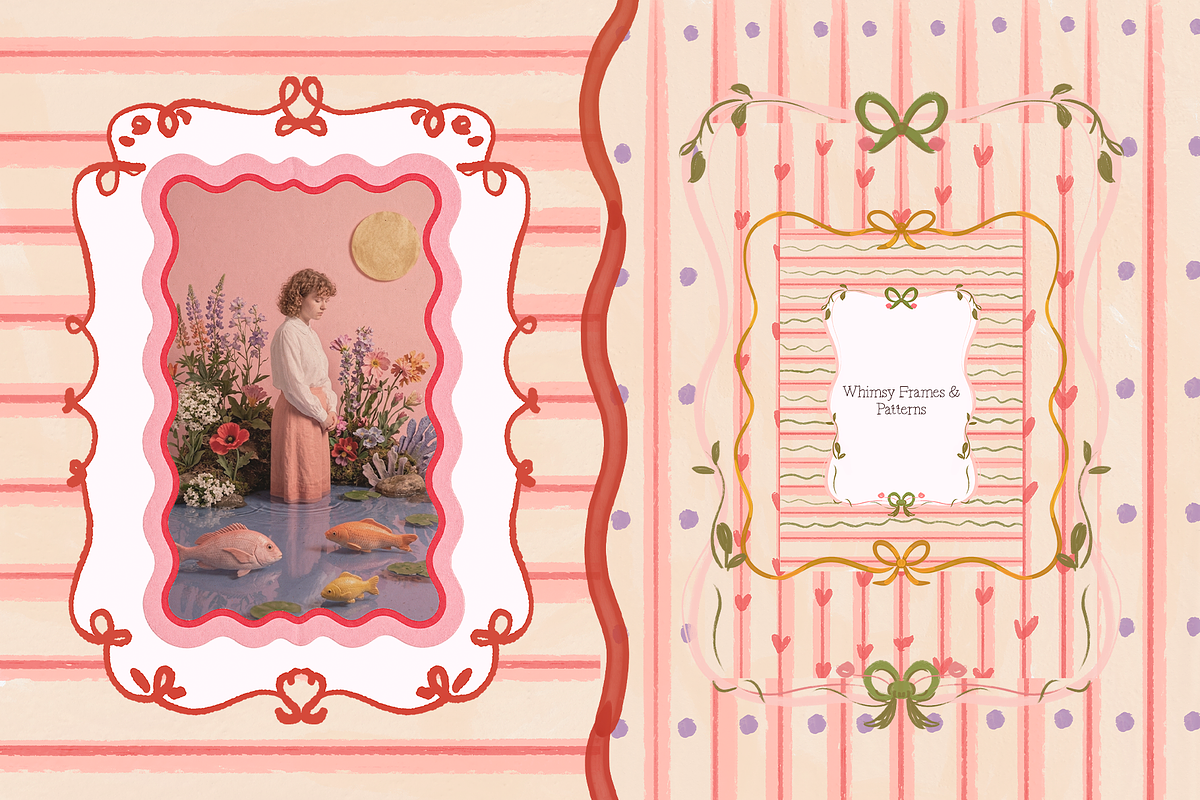 Whimsy Frames and Patterns, a Background Graphic by nadispasibenko (Photo 9 of 9)