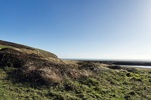 Coastal landscape at Seven Sisters Cliffs in East Sussex with blue sky and sea, a Nature Photo by AS photostudio
