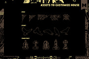 Customizable Haunted House Kit, a Branding & Logo Template by Mutant Lagoon (Thumbnail 9 of 9)