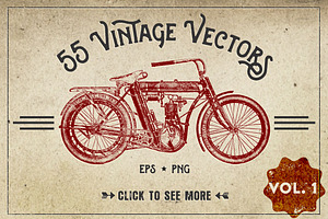 55 Vintage Vector Graphics