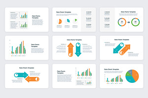 Data Chart Powerpoint Templates