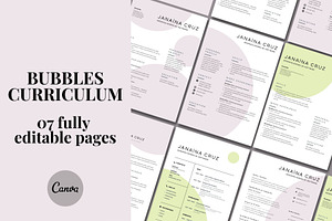 Bubbles Curriculum Canva Template