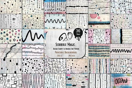 Scribble Magic: Asemic Script