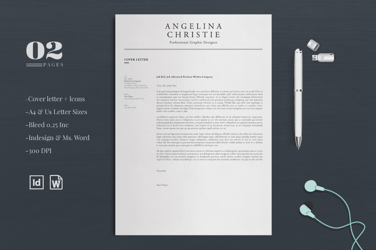 Resume/CV, a Resume Template by Atakana (Photo 2 of 5)