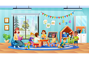 Kids Kindergarten Collection, an Education Illustration by YG Studio (Thumbnail 8 of 11)