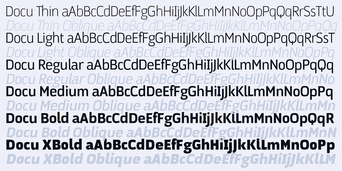 Docu, a Sans Serif Font by Wiescher-Design (Photo 3 of 4)