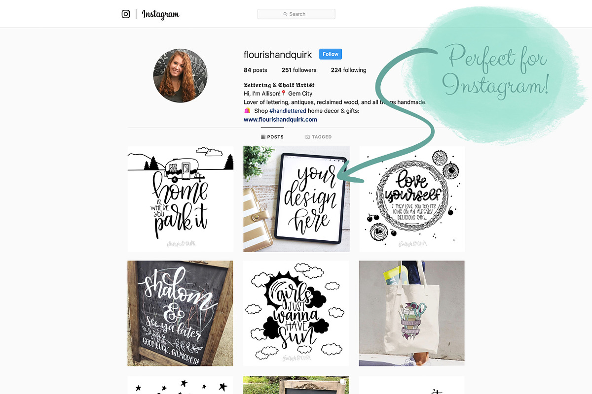 Quote iPad Mockup with Planner, an iPad Mockup by Allison Affourtit Mocks (Photo 2 of 2)