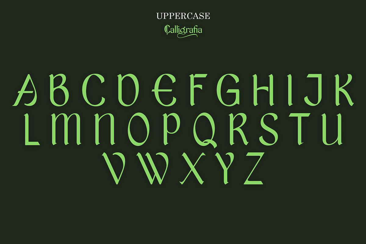 Calligrafia, a Blackletter Font by Teweka (Photo 5 of 10)