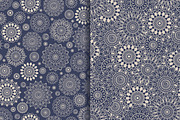 Set of 18 seamless pattern Mandala, a Pattern Graphic by NataLito (Thumbnail 3 of 11)