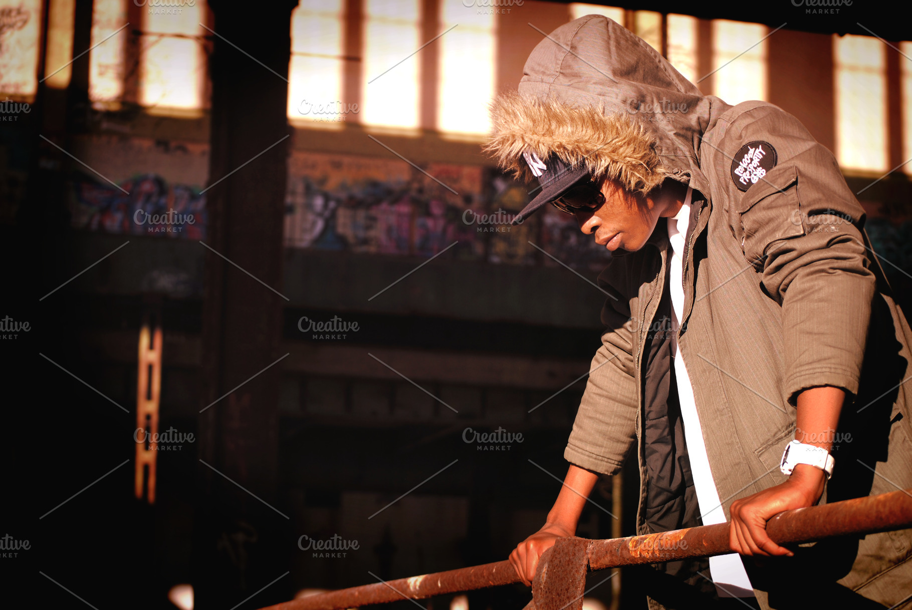 Male Rapper Fashion Photo, a Beauty & Fashion Photo by alex aitken