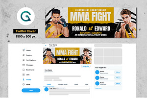 MMA Social Media Pack Template