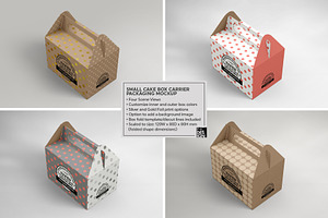 Small Box Carrier Packaging Mockup