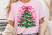 Coquette Bow Christmas Tree PNG, a Seasonal Illustration by Rose Art (Thumbnail 3 of 4)