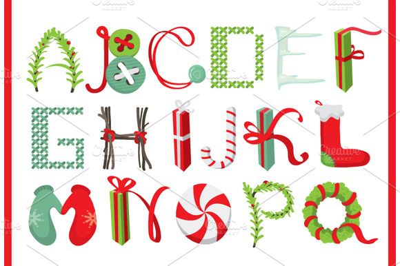 Christmas lettering preview 3