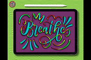 Procreate Trippy 3D Brush Set, a Brush Add-On by AlwaysBeColoring (Thumbnail 2 of 15)