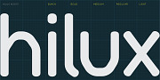 Hilux, a Sans Serif Font by HeadFirst (Thumbnail 1 of 13)