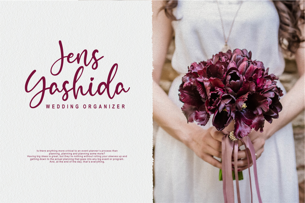 Heart Breath a Beautiful Script Font, a Script Font by Vilogsign (Photo 8 of 9)