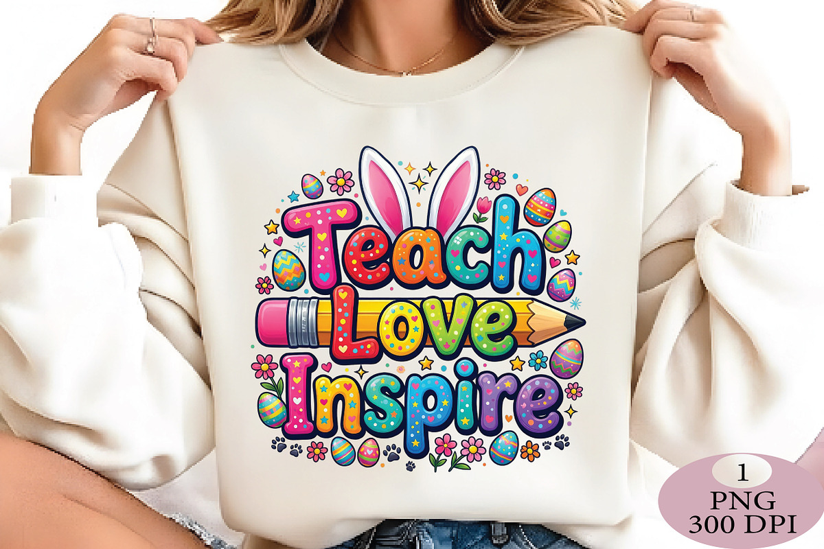 Easter Teacher Png, an Illustration by Daily.Designs (Photo 3 of 5)