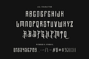 Arzzell Blackletter Display Font, a Font by Maulana Creative (Thumbnail 7 of 7)