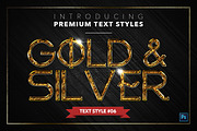 Gold & Silver #5 - 15 Text Styles, a Layer Style Add-On by Jonas Stensgaard (Thumbnail 7 of 18)