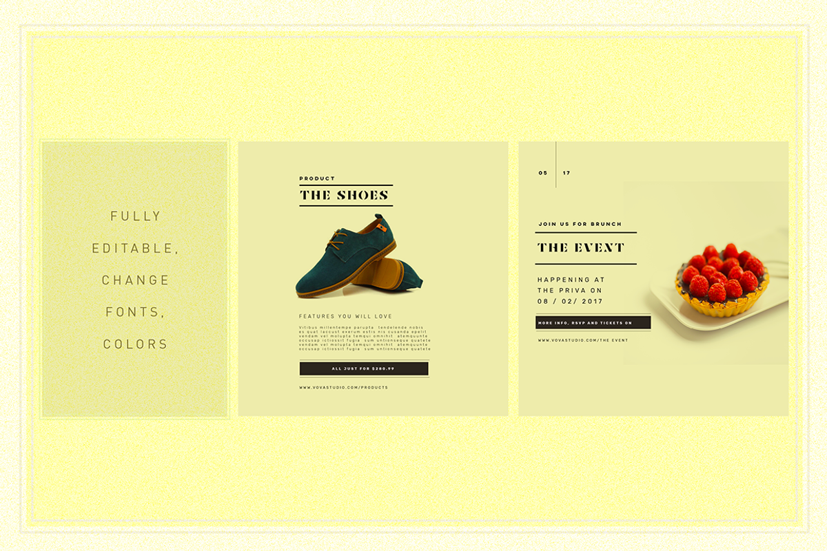 TANBIEGE Social Media Promo Posts, a Social Media Template by Vova (Photo 8 of 14)