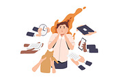 People on fire concept, a Person Illustration by Good Studio (Thumbnail 8 of 9)
