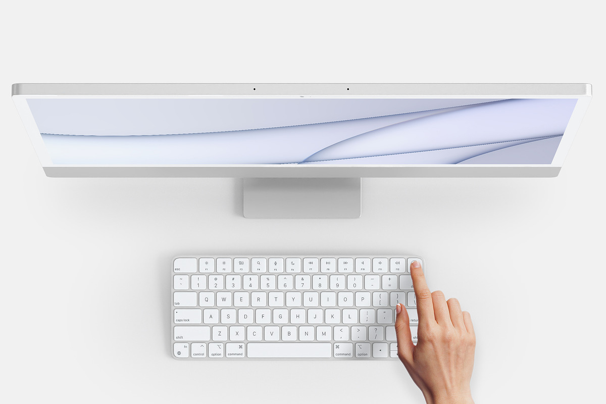 iMac 24-inches Mockups Bundle, a Books & Magazine Mockup by Smotrow Related (Photo 8 of 9)