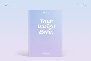 UP Book Cover Mockup UnicornPage