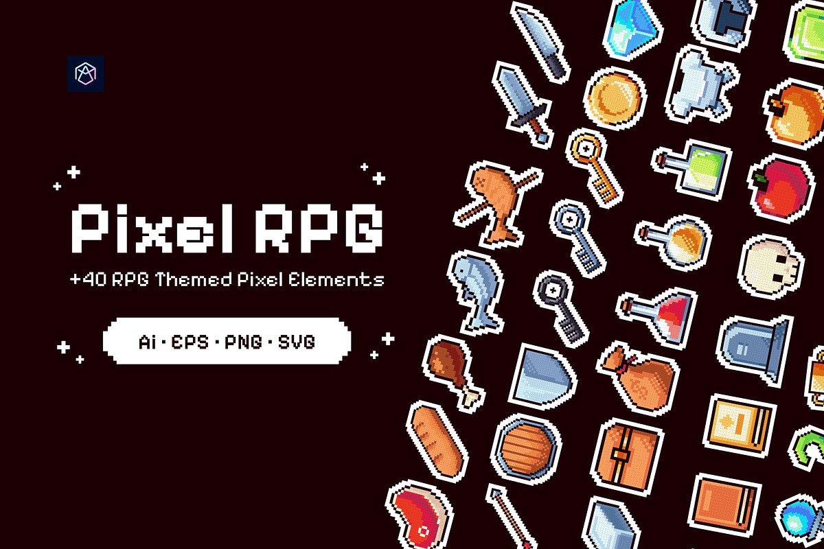 Pixel Fantasy RPG Element Pack, an Object Graphic by Artbox Studio (Photo 1 of 3)