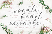 Midnight Bloom Script +18 Free Logos, a Script Font by Pink Coffie (Thumbnail 4 of 15)