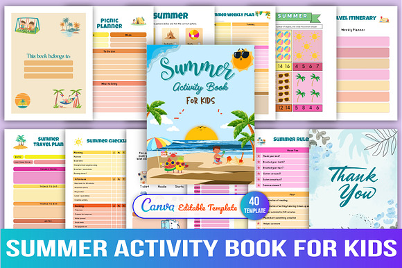 Summer Activity Book for Kids preview 7
