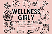 Wellness Girly SVG Bundle, a Healthcare Illustration by HalieKStudio (Thumbnail 1 of 10)