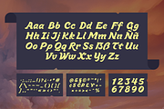 Senteia | Voltaic Brush Typeface, a Serif Font by Pedroglifos (Thumbnail 2 of 12)