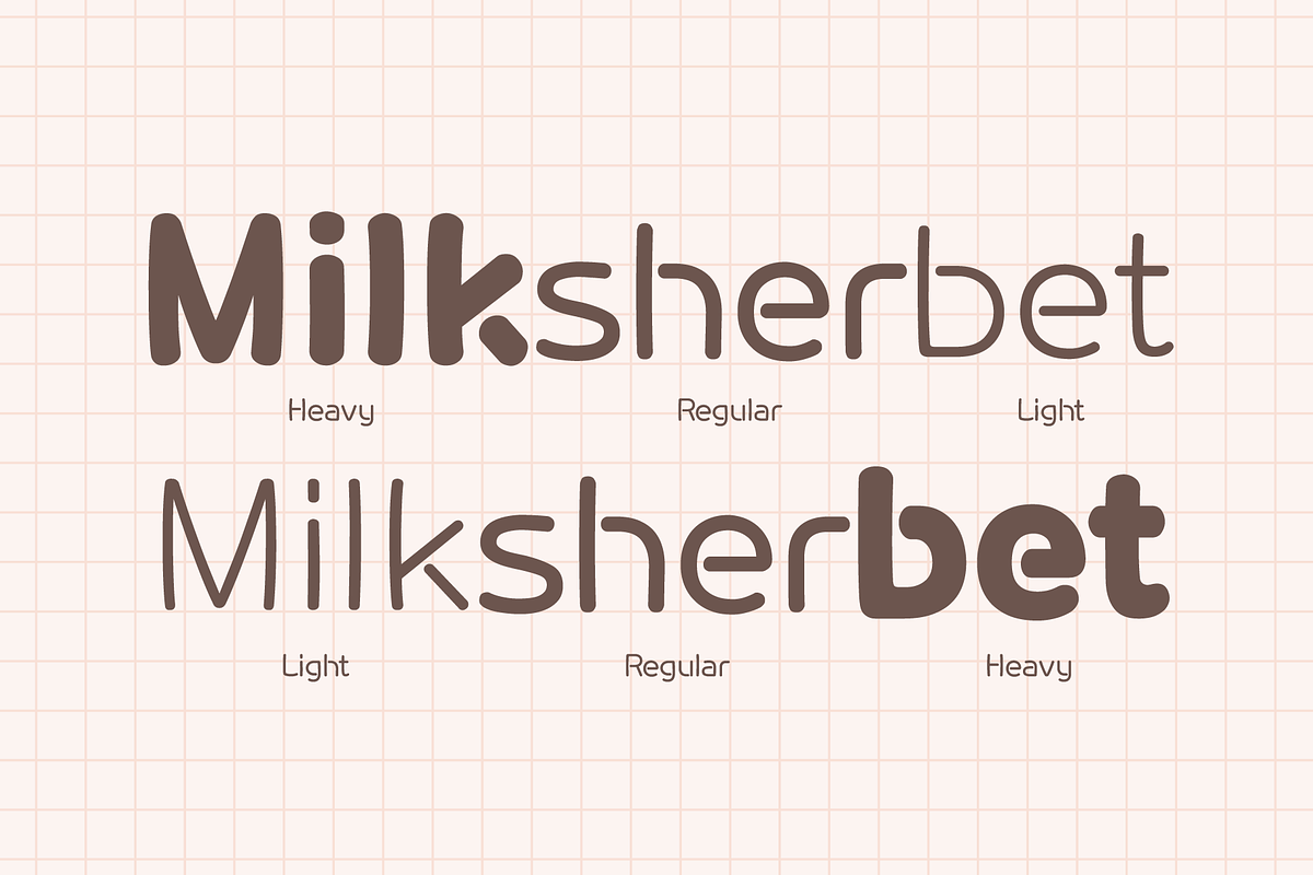 HU Milksherbet / 20% OFF, a Sans Serif Font by heummdesign (Photo 2 of 6)