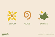Planted Flower Sun Illustrations, a Solid Icon by CreativeWilderness (Thumbnail 8 of 13)