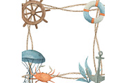 Watercolor Marine Collection, an Object Illustration by Natikka Art (Thumbnail 6 of 7)