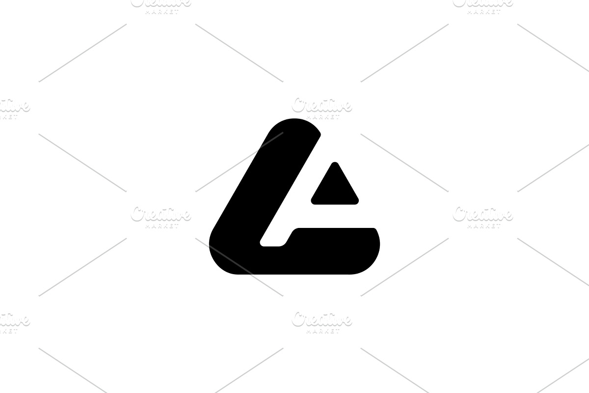 Triangle Letter A AF FA Logo, a Branding & Logo Template by onripusindo