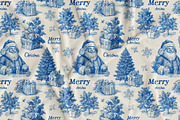 Vintage Christmas Pattern Collection, a Pattern Graphic by Olya Creative (Thumbnail 21 of 21)