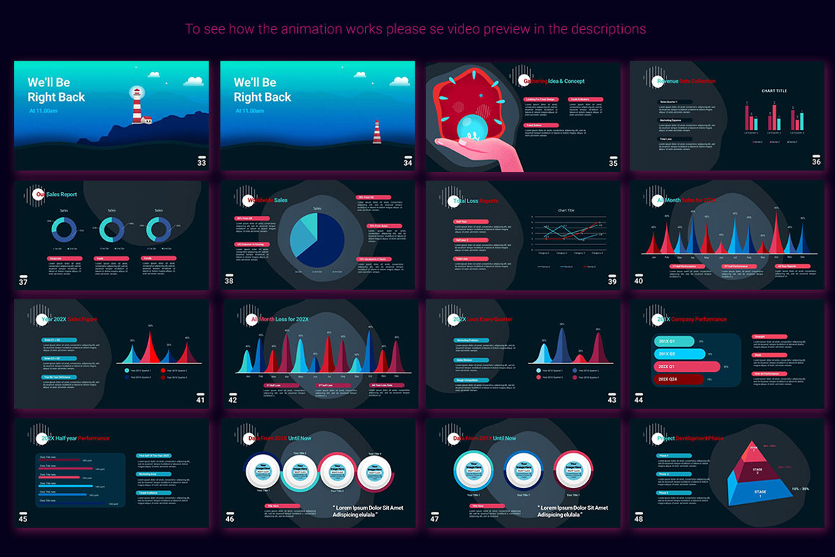 Animated PowerPoint Template, a Presentation Template by SCworkspace (Photo 11 of 25)