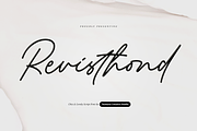 Revisthond Handwritten Script, a Script Font by Namara Creative Studio (Thumbnail 6 of 12)