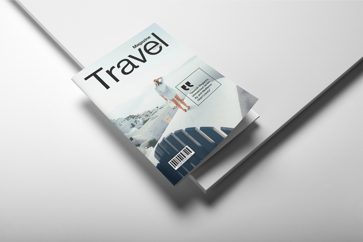 Travel Magazine Template, a Magazine Template by DesignCrest (Photo 3 of 13)