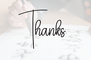 Happy Calligraphy | Script Font, a Handwritten Font by Scratchones (Thumbnail 8 of 8)