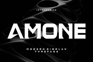 AMONE Modern Display Font