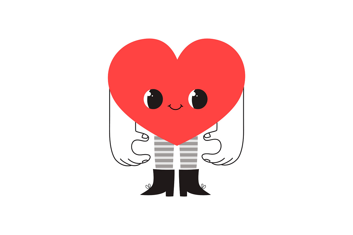 Valentines Day Heart Characters, a Healthcare Illustration by the_myro (Photo 5 of 21)